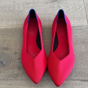 Rothy's The Point II in lollipop red